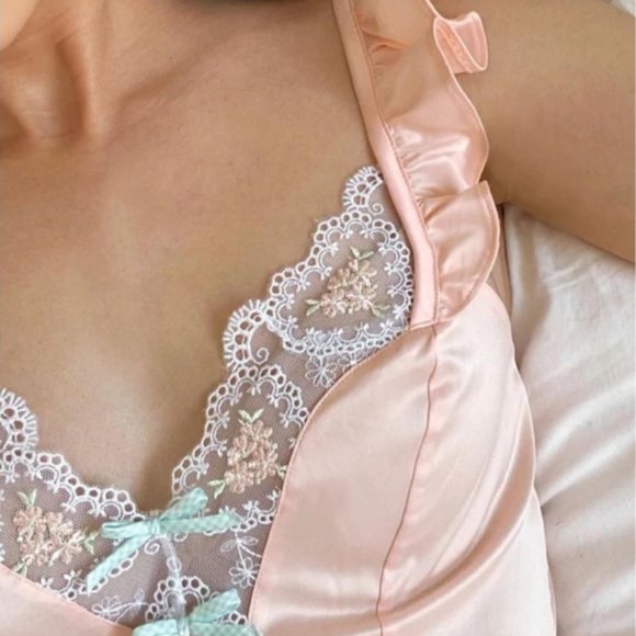 For Love & Lemons Mabel Heart Romper - Picture 2 of 13